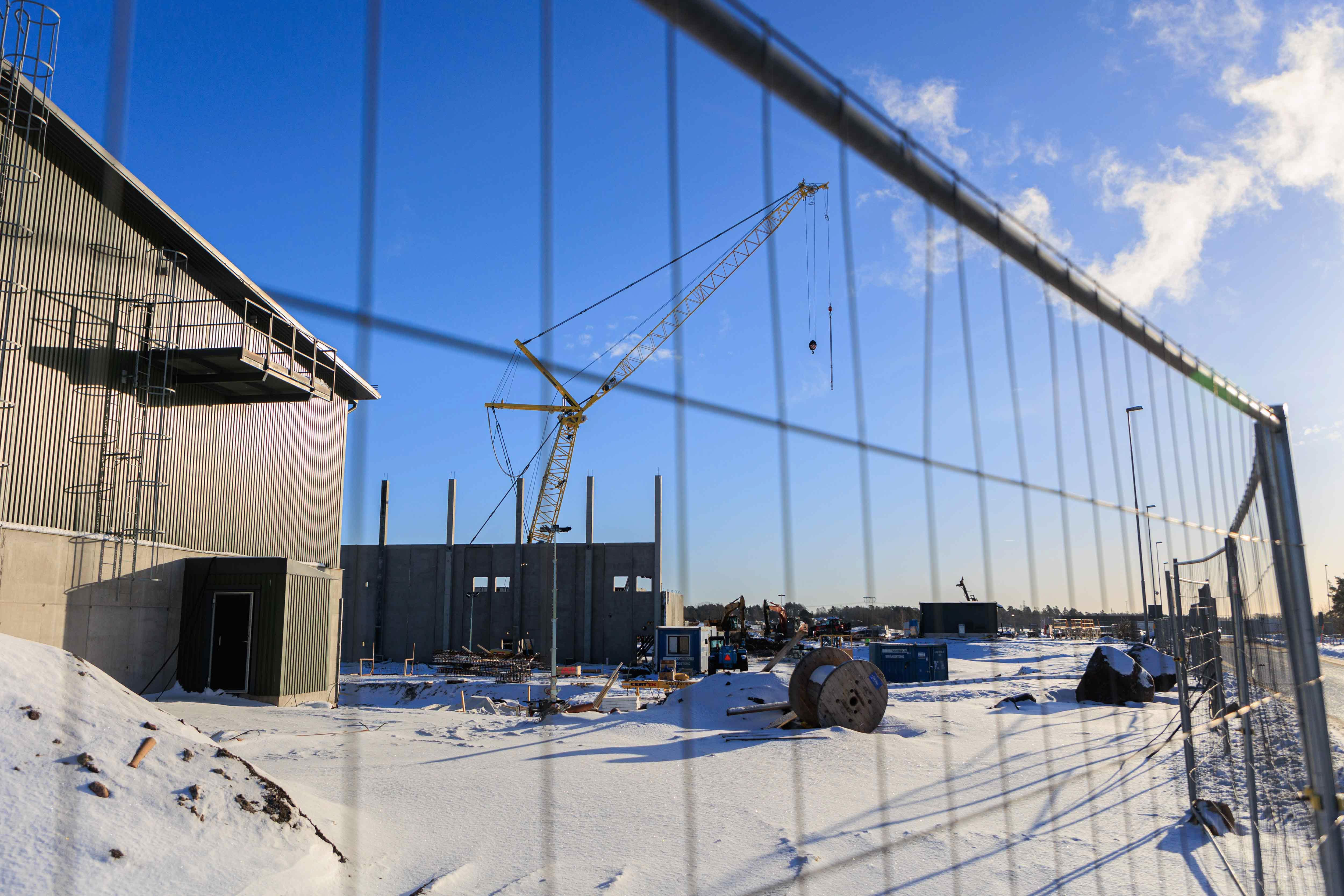 Sorteringsanläggningen på Gärstad byggs 